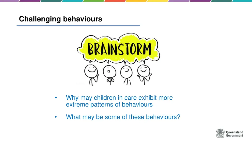 challenging behaviours