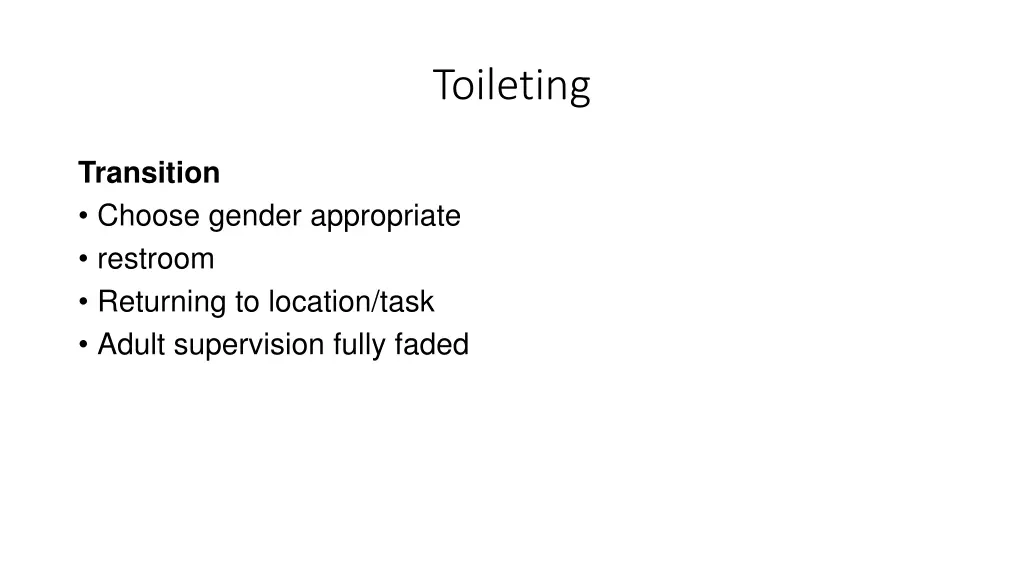 toileting 1