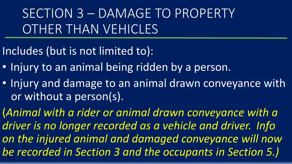 section 3 damage to property other than vehicles 2