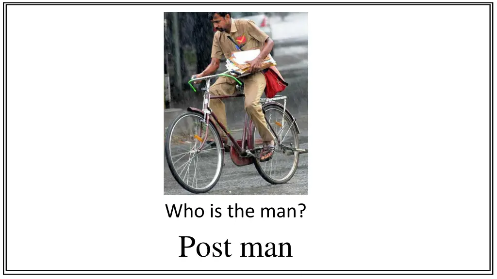 who is the man