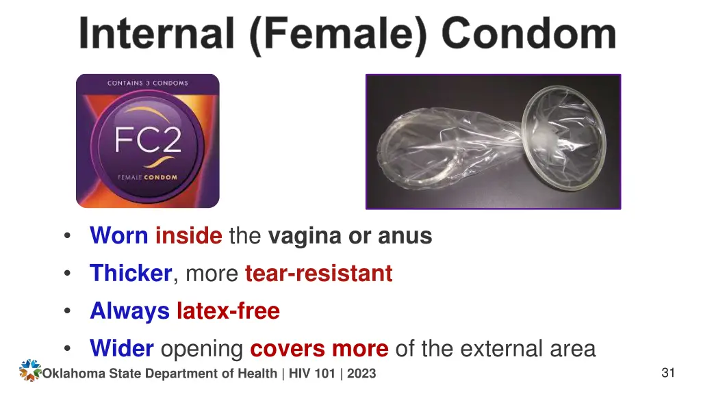 internal female condom