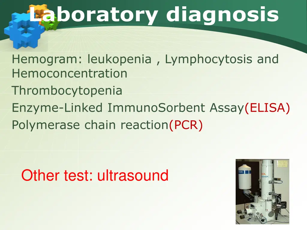 laboratory diagnosis
