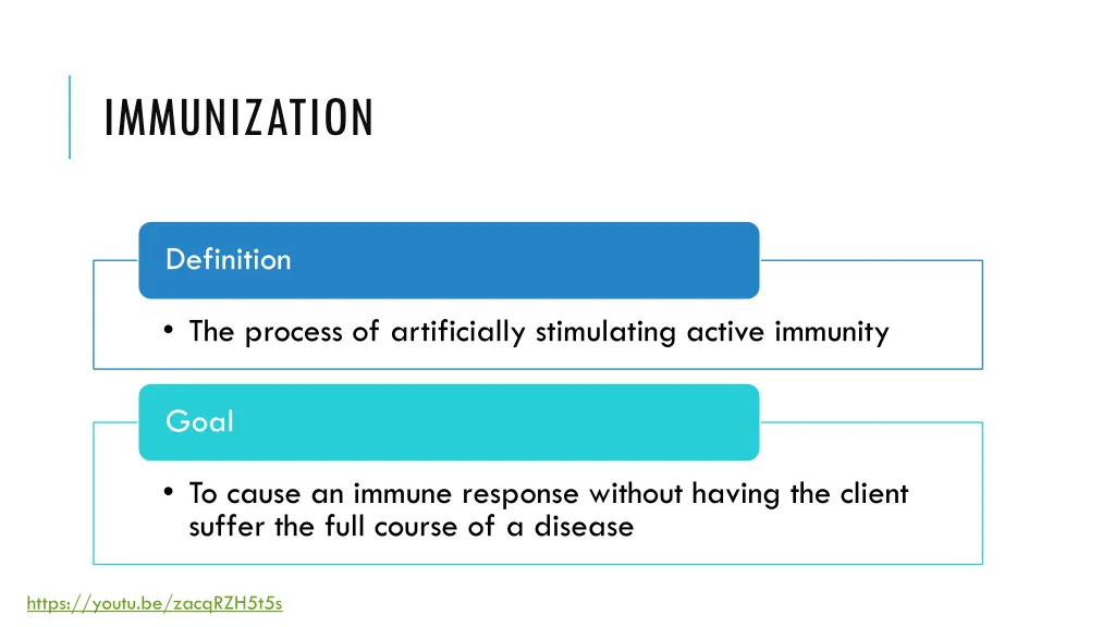 immunization