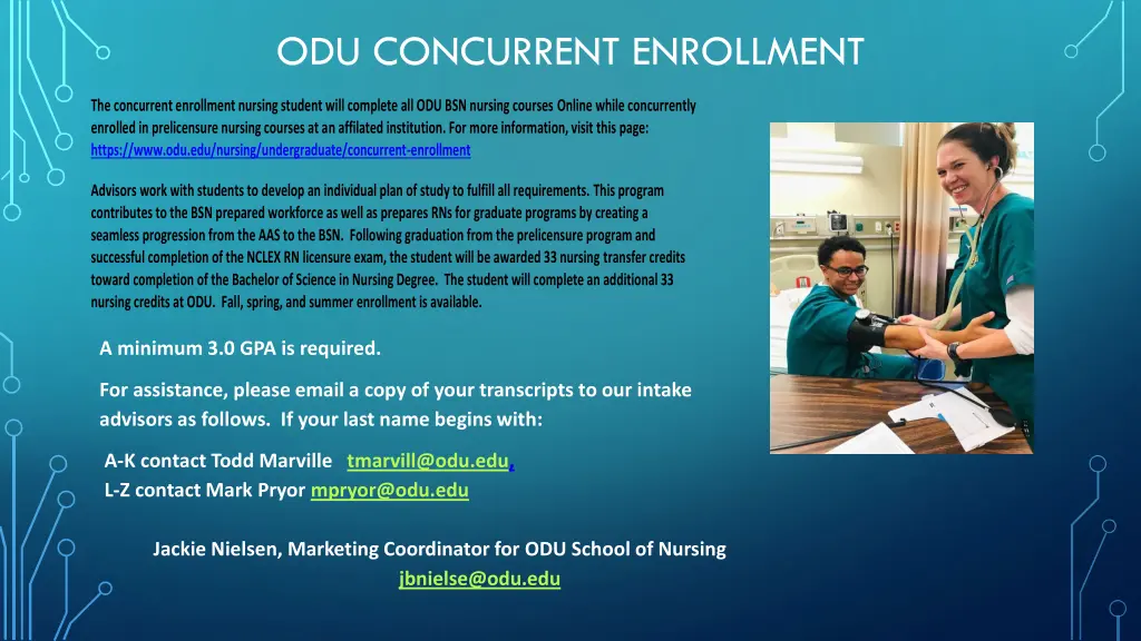 odu concurrent enrollment