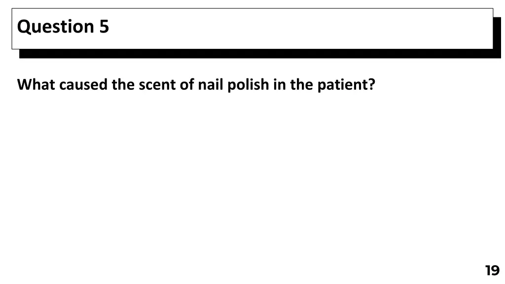 question 5