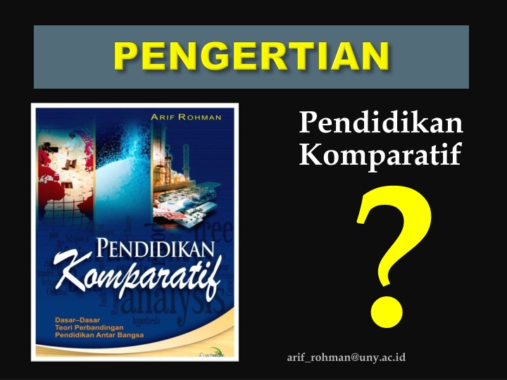 pendidikan komparatif