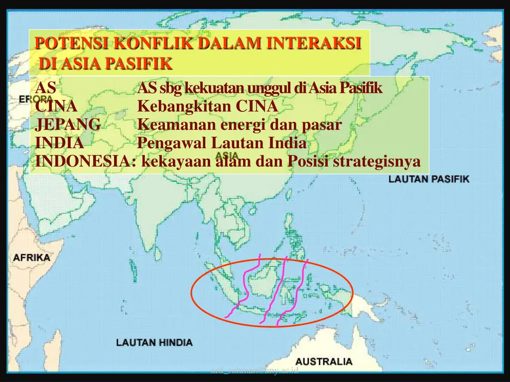 potensi konflik dalam interaksi di asia pasifik