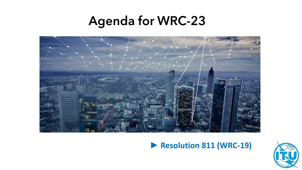 agenda for wrc 23