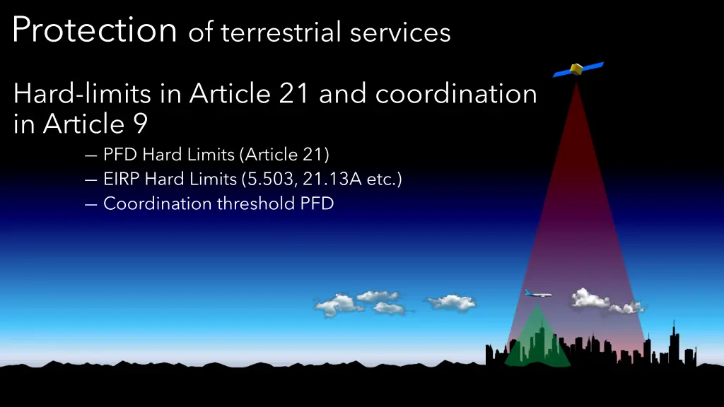 protection of terrestrial services