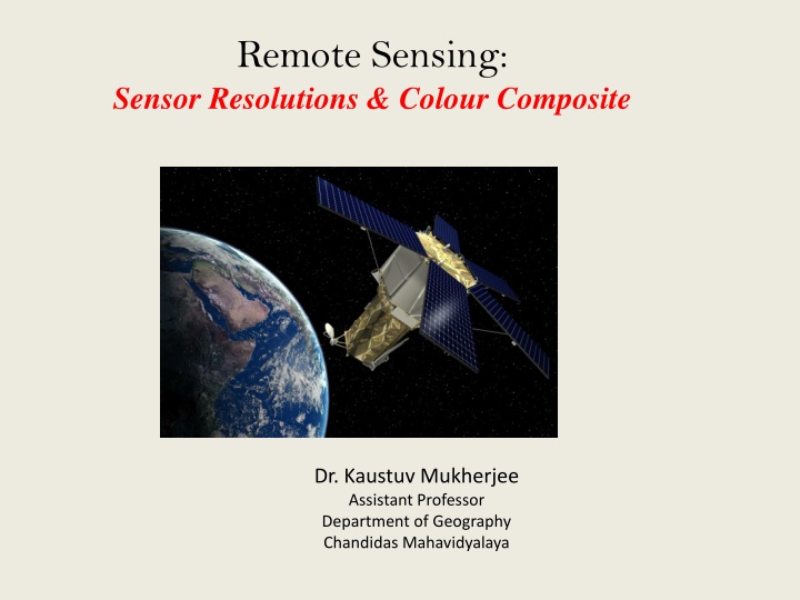 remote sensing sensor resolutions colour composite