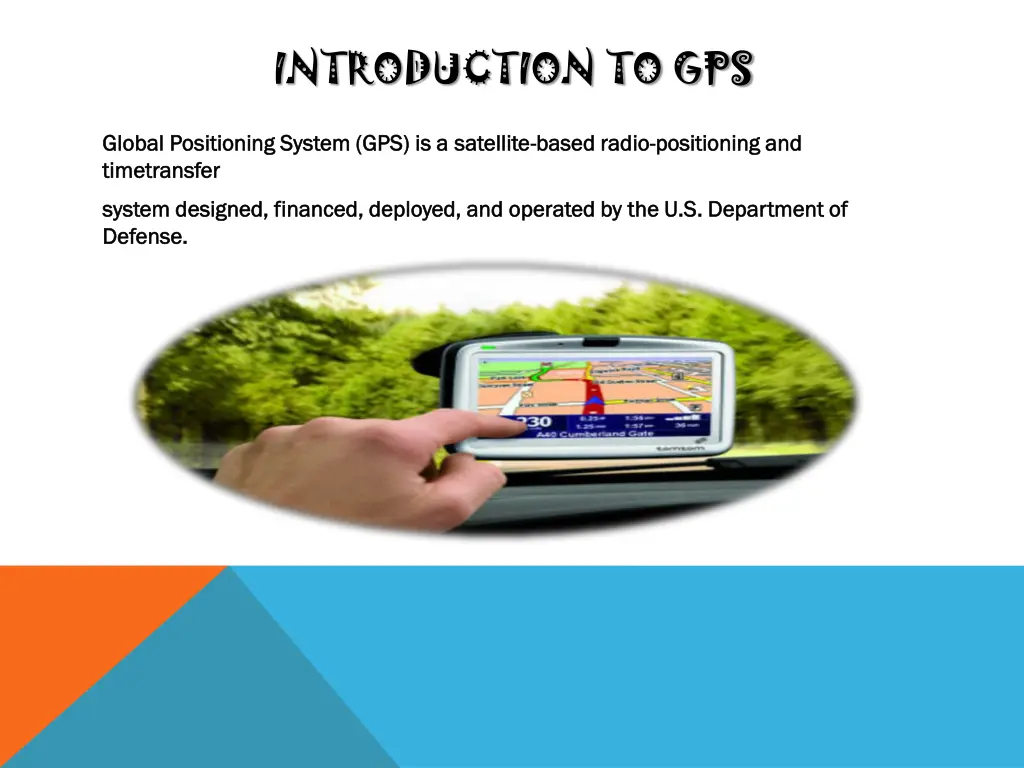 introduction to gps