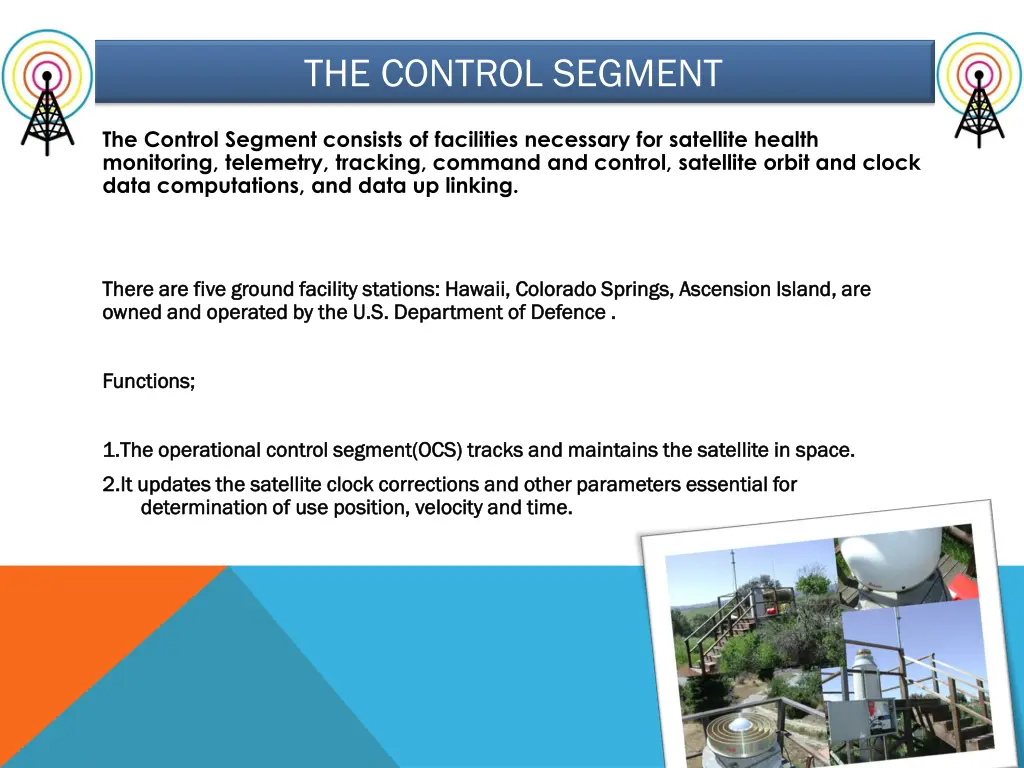 the control segment