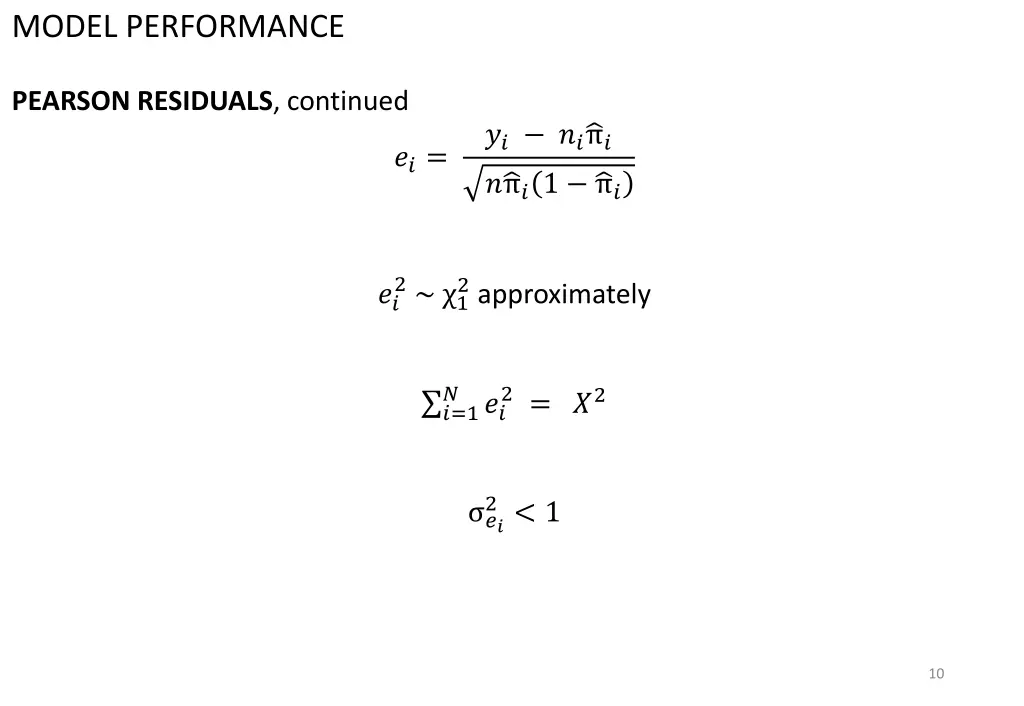 model performance 2