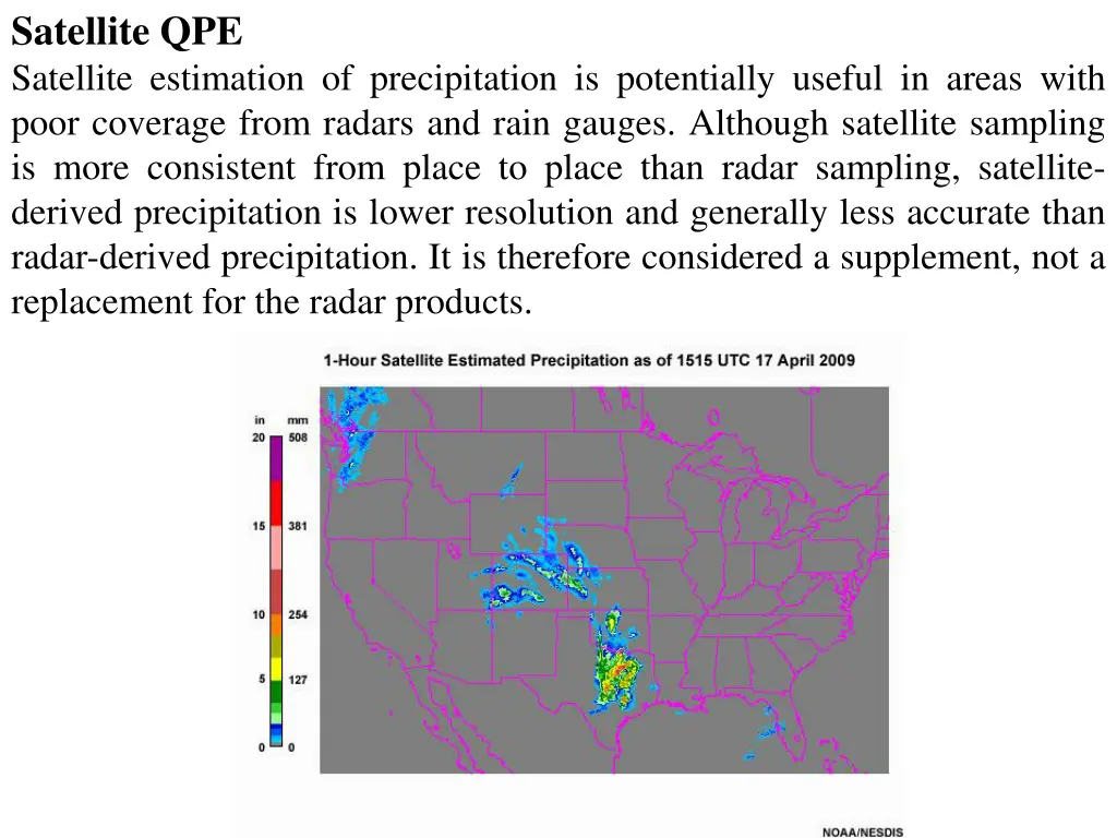 satellite qpe satellite estimation