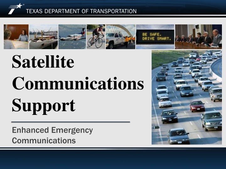 satellite communications support