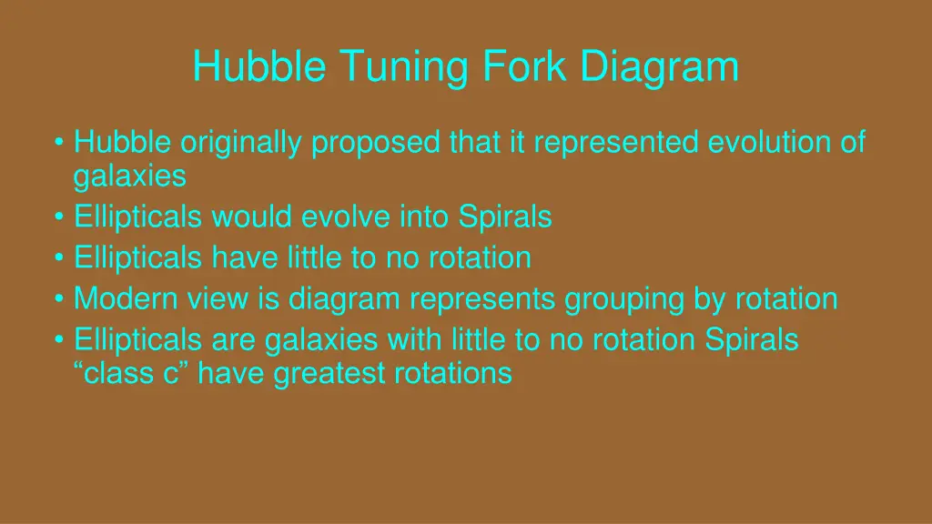 hubble tuning fork diagram