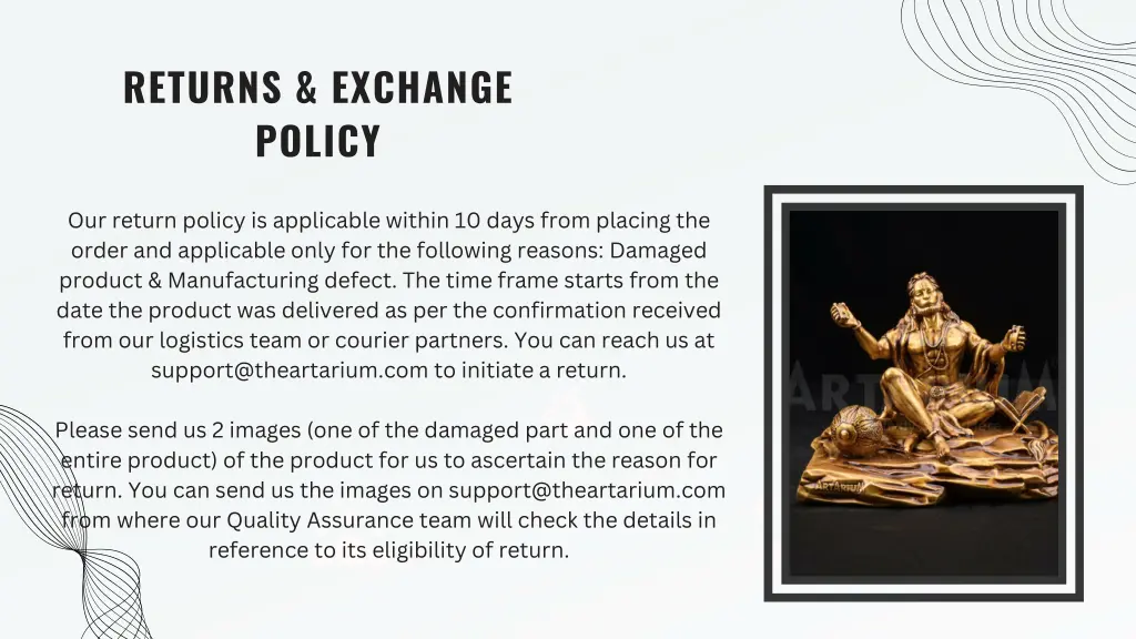 returns exchange policy