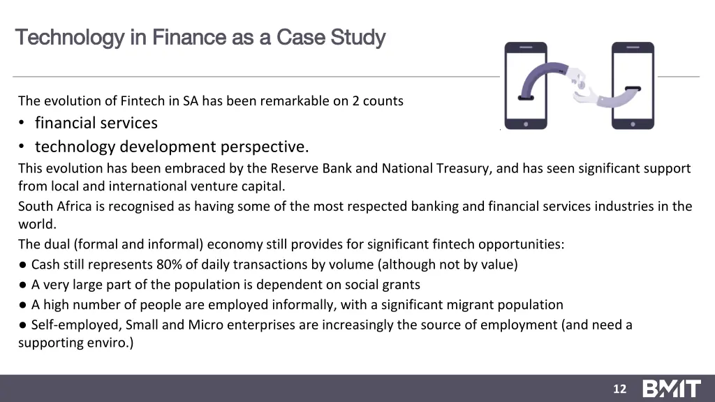 technology in finance as a case study technology