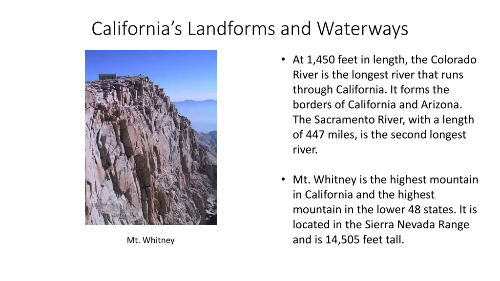 california s landforms and waterways 1