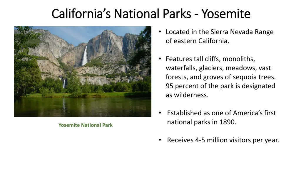 california s national parks california s national