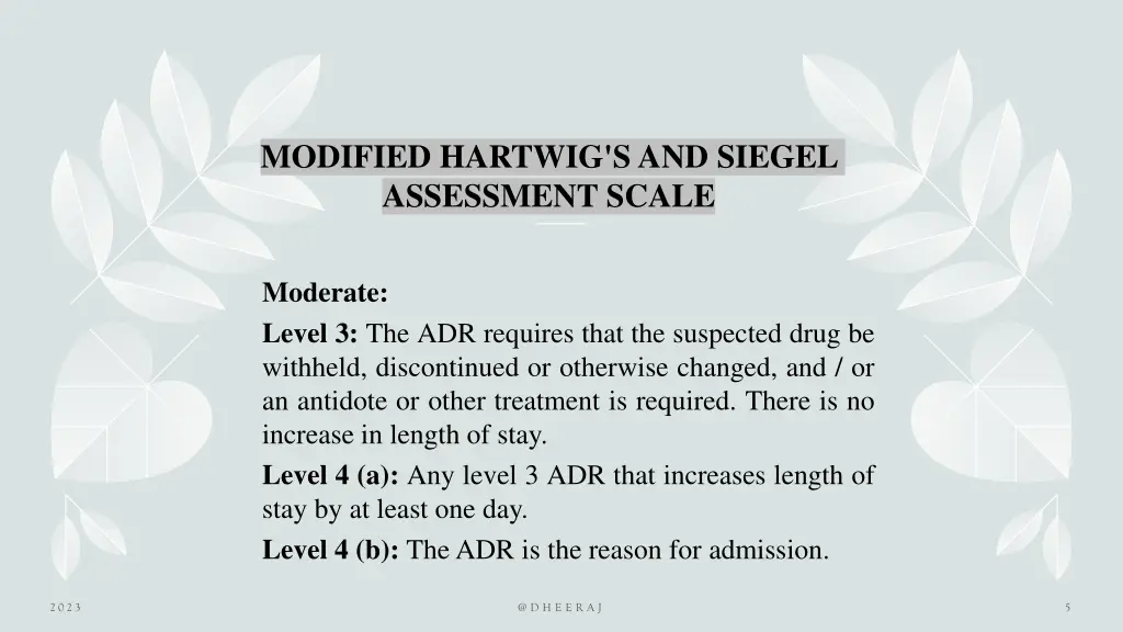 modified hartwig s and siegel assessment scale 2