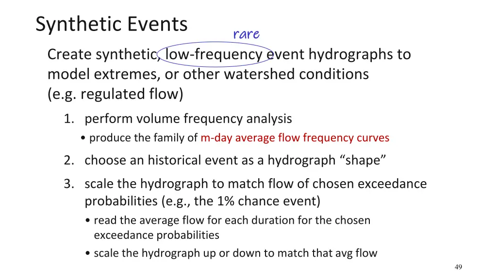 synthetic events