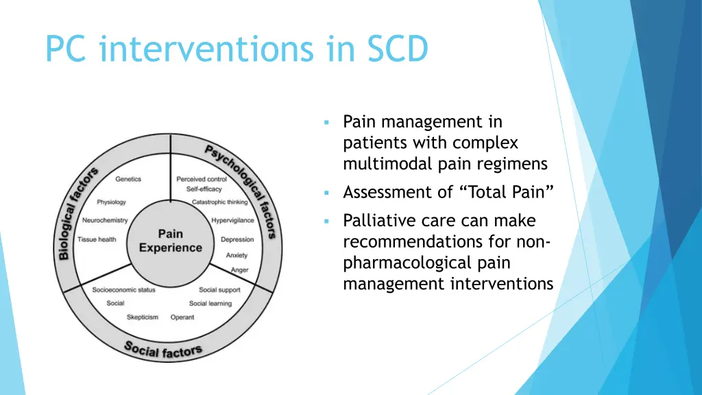 pc interventions in scd