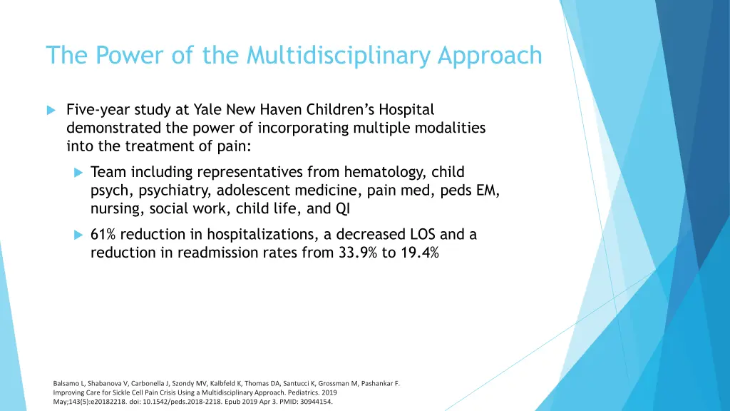 the power of the multidisciplinary approach