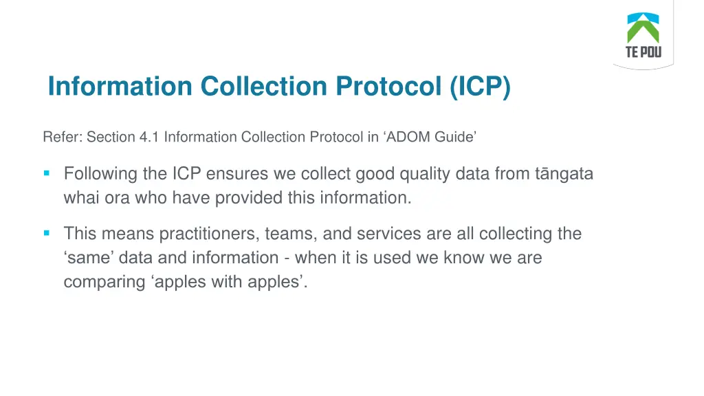 information collection protocol icp