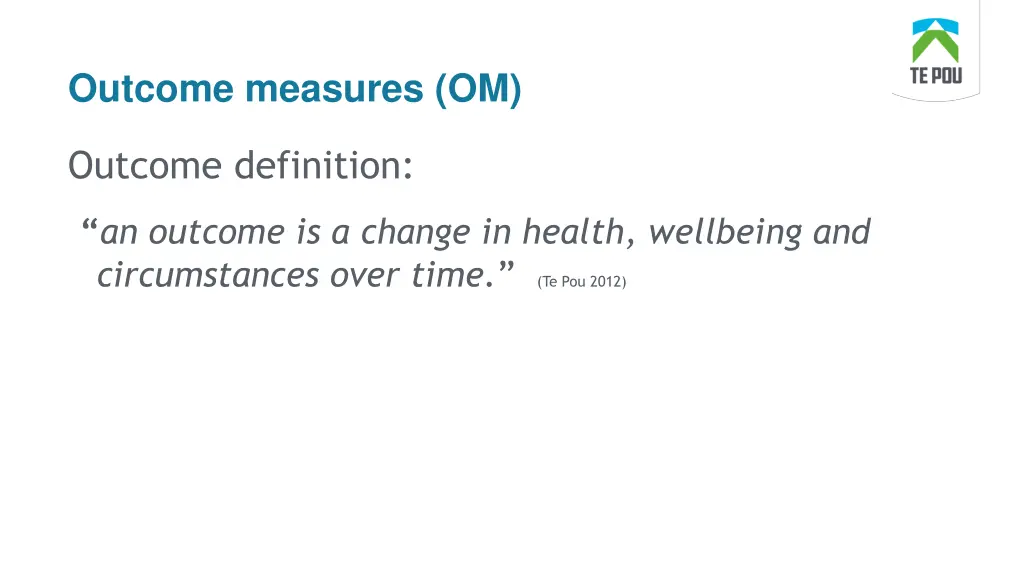 outcome measures om