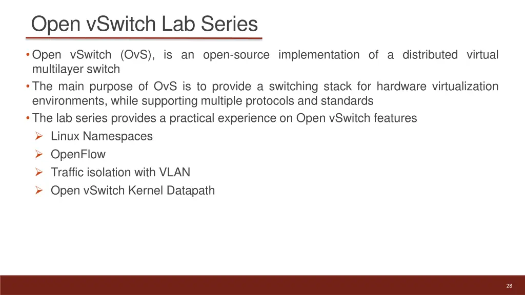 open vswitch lab series