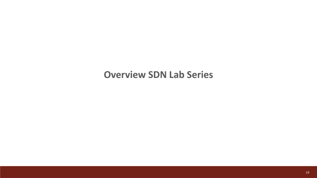 overview sdn lab series