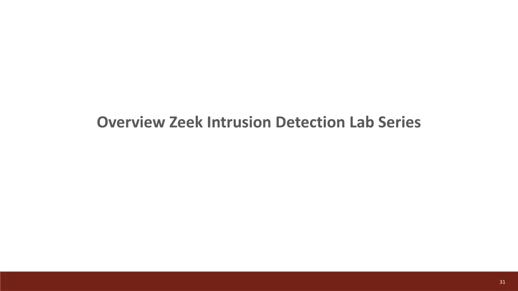 overview zeek intrusion detection lab series