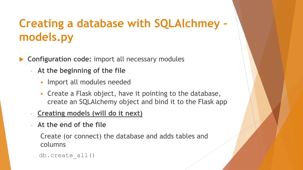 creating a database with sqlalchmey models py 2