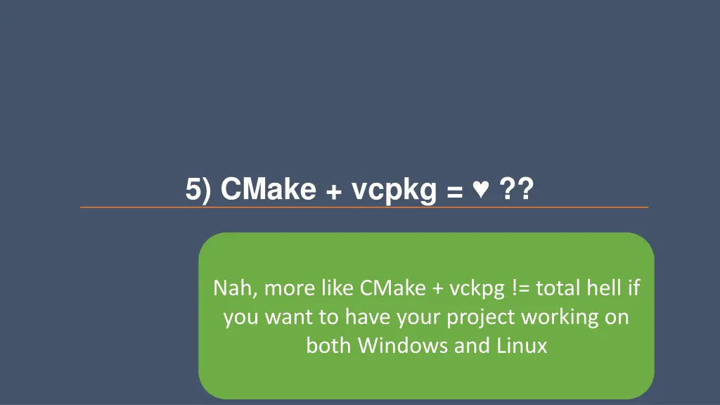 5 cmake vcpkg