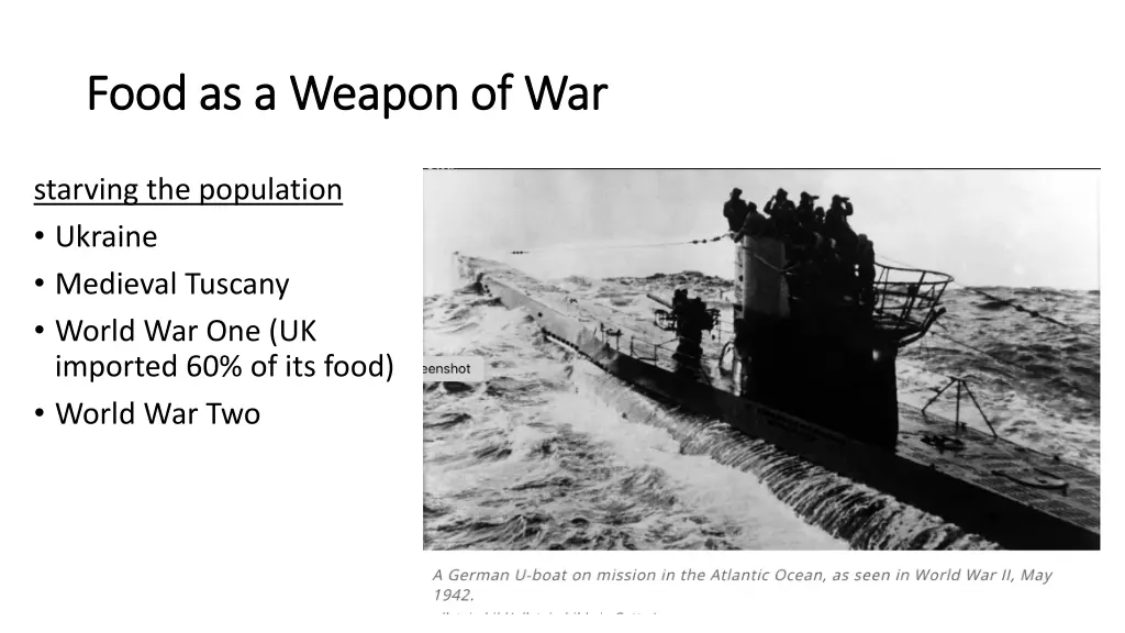 food as a weapon of war food as a weapon of war