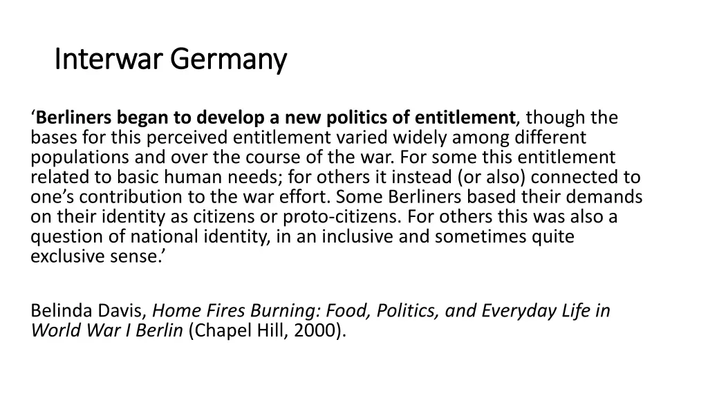 interwar germany interwar germany