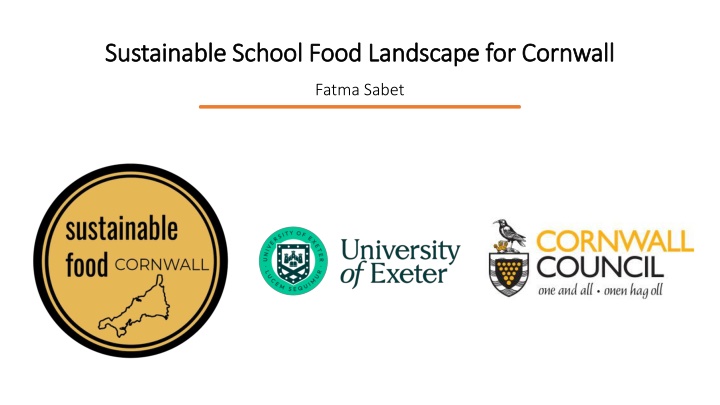 sustainable school food landscape for cornwall