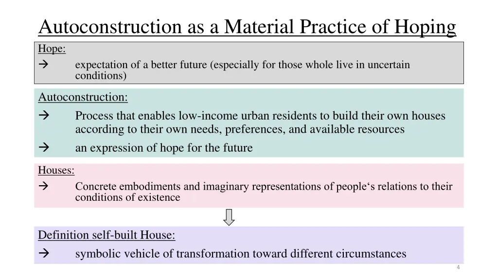 autoconstruction as a material practice of hoping