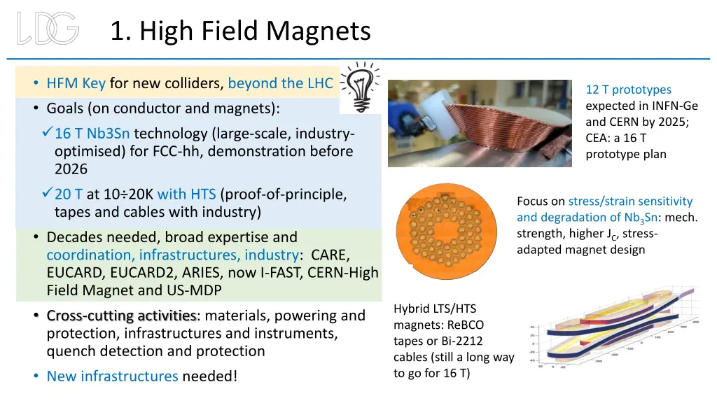 1 high field magnets