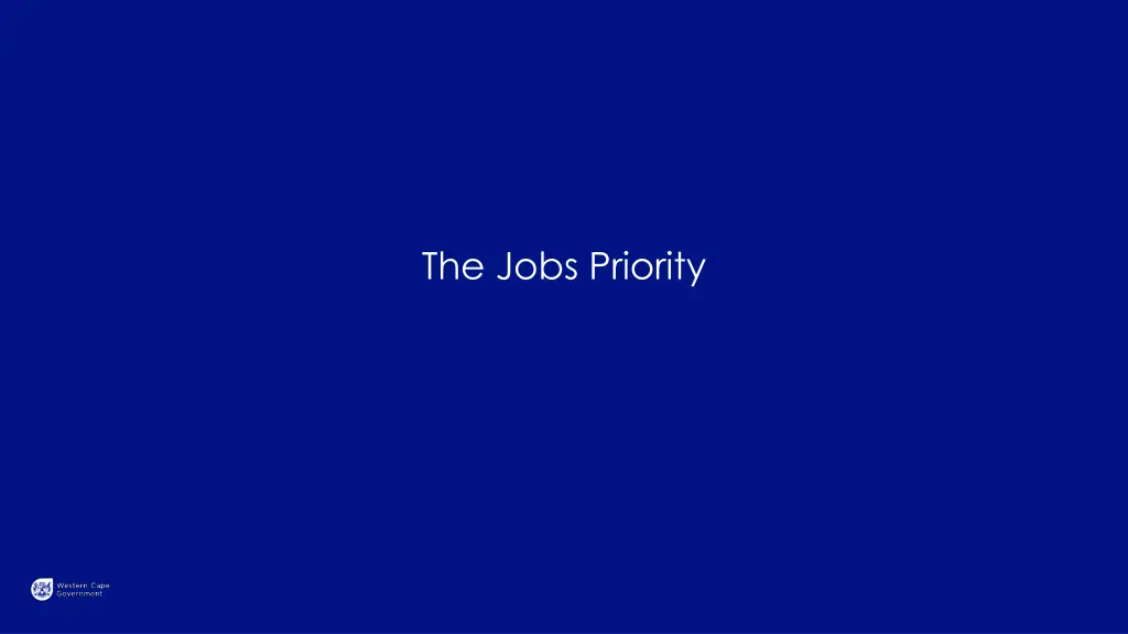 the jobs priority
