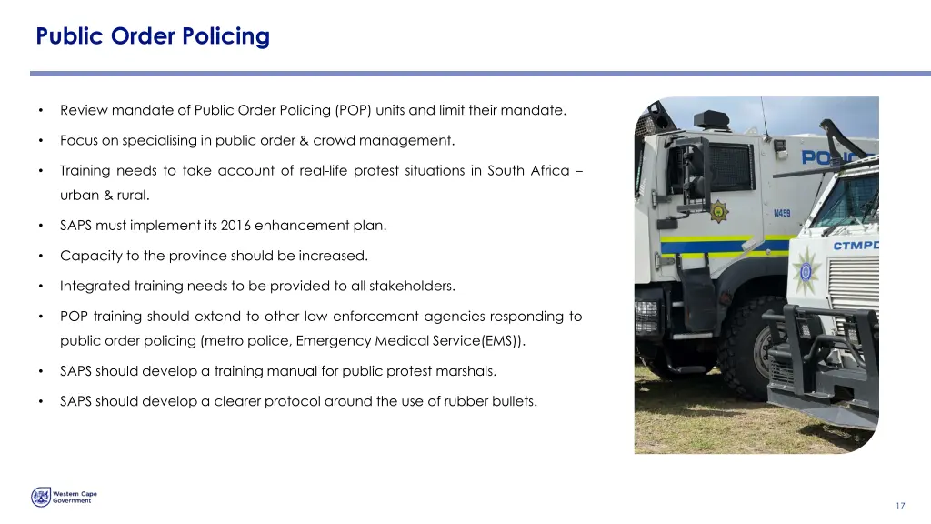 public order policing