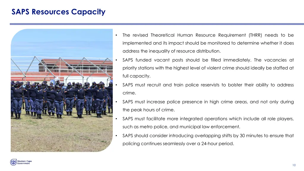 saps resources capacity