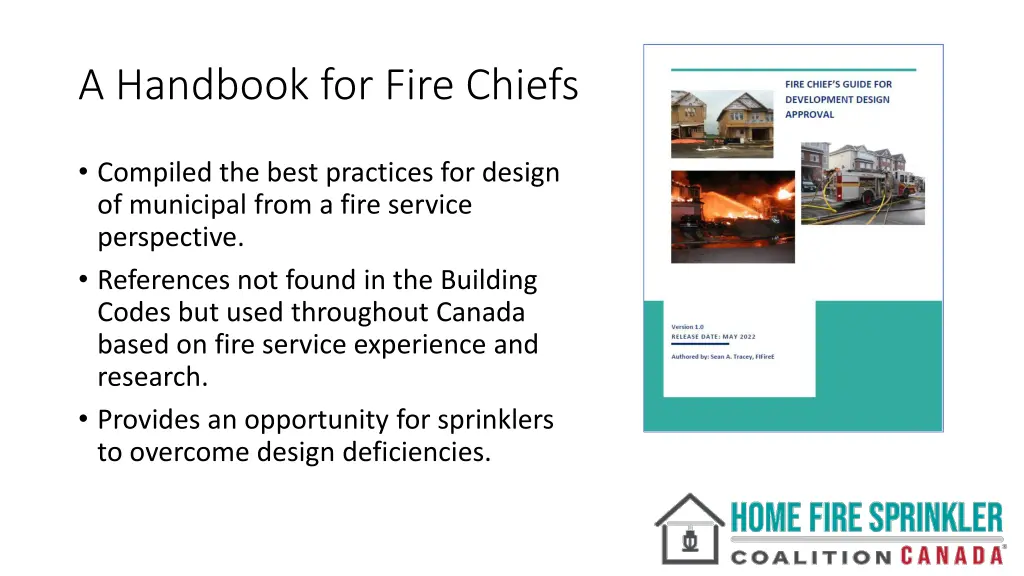 a handbook for fire chiefs