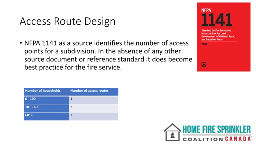 access route design