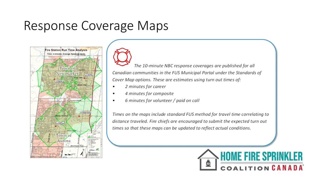 response coverage maps