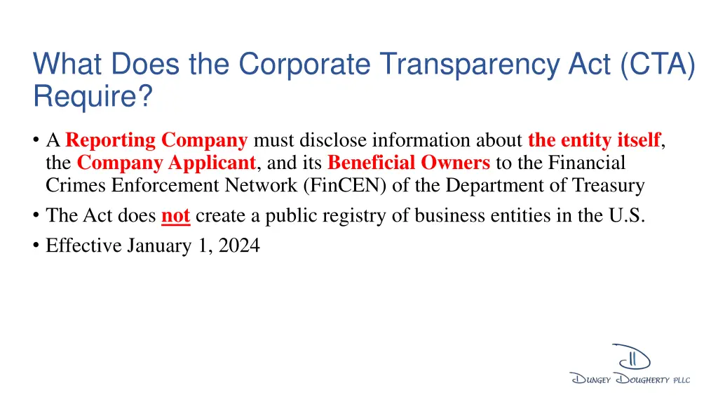 what does the corporate transparency