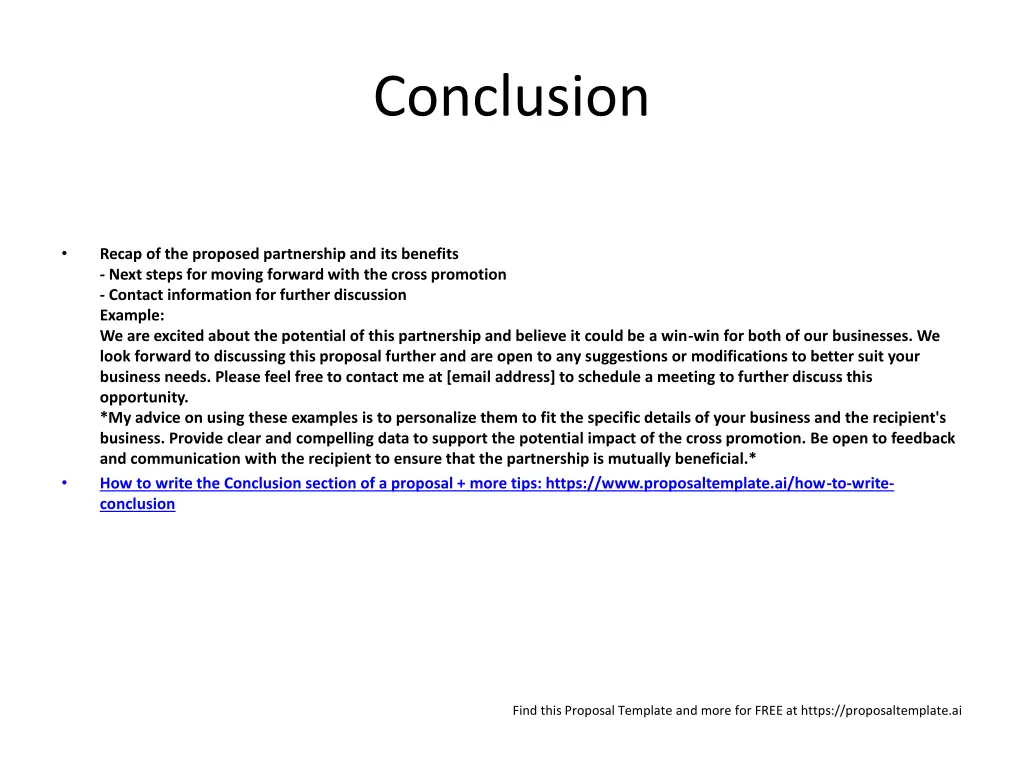 conclusion