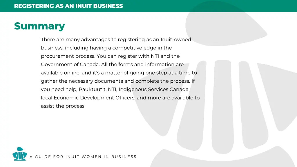 registering as an inuit business registering 19