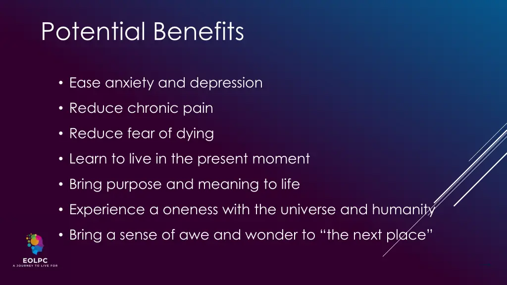 potential benefits